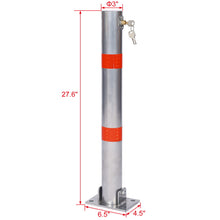 Load image into Gallery viewer, Parking Bollard Pole Barrier With Lock For Car Parking Protection
