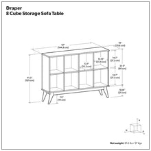 Load image into Gallery viewer, Draper - Handcrafted Low Bookcase
