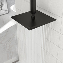 Load image into Gallery viewer, Modern 10" Square Rainfall Shower Head &amp; Stainless Steel Wall Or Ceiling Mount Luxury Spa Shower Panel
