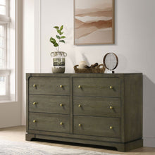 Load image into Gallery viewer, Sundance - 6 Drawer Dresser Cabinet - Dark Brown
