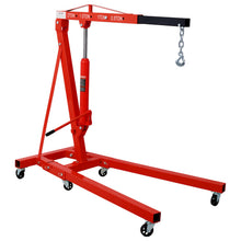 Load image into Gallery viewer, 2 Ton Folding Engine Hoist Crane Lift With 6 Wheels
