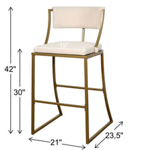 Load image into Gallery viewer, Stool With Back

