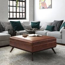 Load image into Gallery viewer, Owen - Multifunctional Square Coffee Table Storage Ottoman
