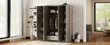 Load image into Gallery viewer, 4 Door Wardrobe With 1 Drawer
