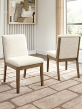 Load image into Gallery viewer, Marxmore - Dining Upholstered Side Chair (Set of 2) - Beige / Brown
