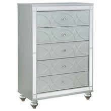 Load image into Gallery viewer, Arabesque - 5 Drawer Bedroom Chest - Silver
