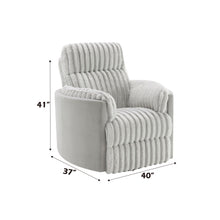 Load image into Gallery viewer, Emee - Corduroy Glider Recliner With Swivel - Gray
