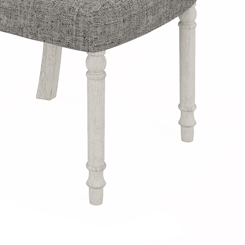 Tannen - Dining Side Chair (Set of 2) - White / Gray