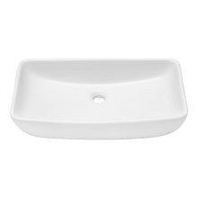 Load image into Gallery viewer, Rectangular Vessel Bathroom Sink - White
