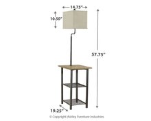Load image into Gallery viewer, Shianne - Metal Tray Lamp  - Black

