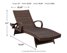 Load image into Gallery viewer, Kantana - Chaise Lounge (Set of 2) - Brown
