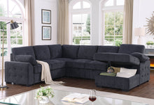 Load image into Gallery viewer, Nyhan - Upholstered Corner Sectional With Pull Out Loveseat And Storaged Chaise
