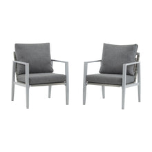 Load image into Gallery viewer, Modern Lounge Chair With Rope Accents And Cushions
