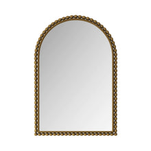 Load image into Gallery viewer, Vintage Iron Art Arch Mirror, Wall Hanging Or Table Display
