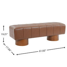 Load image into Gallery viewer, Modern Upholstered Dining Bench
