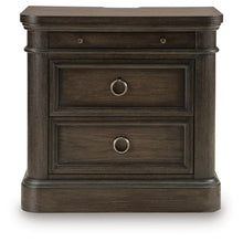 Load image into Gallery viewer, Wickenger - Two Drawer Night Stand - Dark Brown
