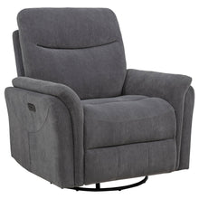 Load image into Gallery viewer, Beacon - Power Swivel Recliner With USB Charging And Adjustable Recline
