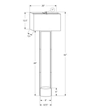 Load image into Gallery viewer, Lighting, Floor Lamp, Contemporary - Black / Beige
