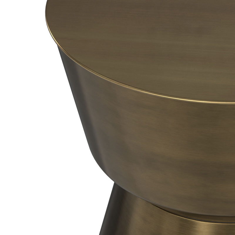 Allegra - Side Table - Antique Brass