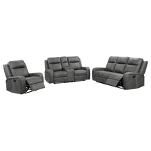 Load image into Gallery viewer, Mckinley - 3 Piece Reclining Sofa Set - Gray
