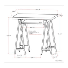 Load image into Gallery viewer, Sawhorse - Handcrafted Solid Desk
