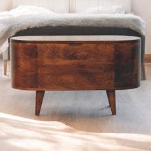 Load image into Gallery viewer, Rounded Lid Up Blanket Box
