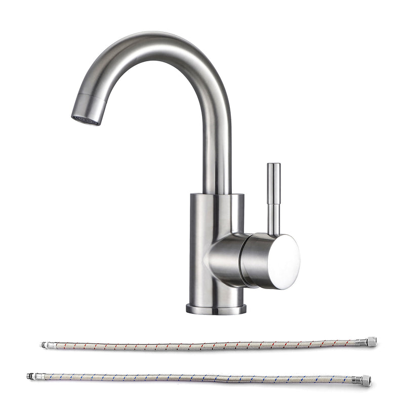 Modern Bathroom Faucet Single Hole Single Handle