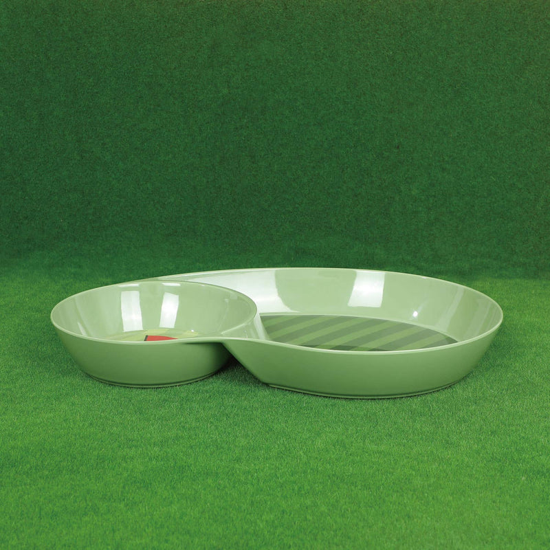 Supreme Housewares - 16" Golf-Themed Melamine Chip and Dip Platter