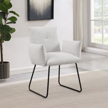 Load image into Gallery viewer, Donica - Upholstered Dining Arm Chair (Set of 2) - Light Gray
