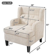 Load image into Gallery viewer, Modern Tufted Upholstered Accent Chair For Living Room

