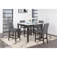 Load image into Gallery viewer, Leon - Bar Table And 4 Bar Stools - Espresso / White
