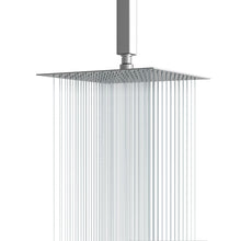 Load image into Gallery viewer, 16" Square Rainfall Shower Head Fixed Wall Mount With Full Body Coverage &amp; Self Cleaning Silicone Nozzles
