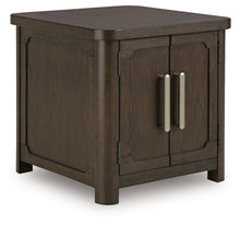 Load image into Gallery viewer, Breckington - Rectangular 2-door End Table - Dark Brown
