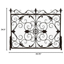 Load image into Gallery viewer, Darcie - Wrought Fireplace Screen, Ornate Design
