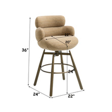 Load image into Gallery viewer, Jena - Counter Height Chair With Swivel

