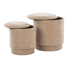 Load image into Gallery viewer, Marla - Upholste Contemporary Ottoman Set
