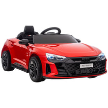 Load image into Gallery viewer, Aosom - Kids Ride On Car, 12V Licensed Audi Rs E-Tron Gt 3.1 Mph Electric Car For Kids, Ride-On Toy For Boys And Girls With Remote Control, 4 Wheels With Suspension, Horn, Music, Lights - Red
