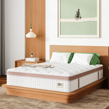 Load image into Gallery viewer, 14", Firm Hybrid Mattress, Gel Memory Foam &amp; Pocket Springs, Pressure Relief, Motion Isolation, Ergonomic Bed - White - King
