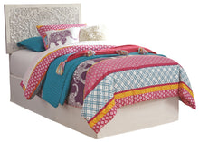 Load image into Gallery viewer, Paxberry - Twin Panel Headboard with Bolt on Bed Frame - Whitewash
