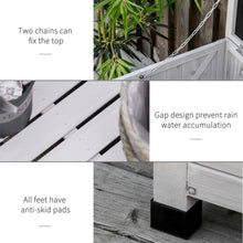 Load image into Gallery viewer, Outsunny - 75 Gallon Wooden Deck Box, Outdoor Storage Container With Aerating Gap &amp; Weather-Fighting Finish - Gray
