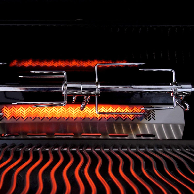 Napoleon Prestige PRO 500 Built Grill with Infrared Rear Burner and Rotisserie Kit