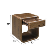 Load image into Gallery viewer, Lanza - End Table With Drawer - Dark Walnut
