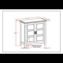Load image into Gallery viewer, Burlington - Handcrafted Low Storage Cabinet
