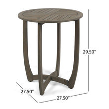 Load image into Gallery viewer, Hermosa - Rustic Circular Bistro Table - Gray
