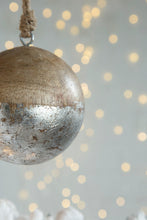 Load image into Gallery viewer, Christmas Ball Ornaments, Wood Decorative Hanging Ball Christmas Tree Ornaments For Holiday Party Decorations
