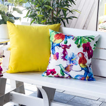 Load image into Gallery viewer, Tropical Parrot Outdoor &amp; Indoor Pillow With Solarium - Multicolor
