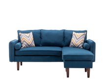 Load image into Gallery viewer, Mia - Sectional Sofa Chaise With USB Charger And Pillows
