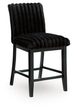 Load image into Gallery viewer, Mervannie - Upholstered Barstool (Set of 2) - Black
