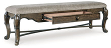 Load image into Gallery viewer, Maylee - Upholstered Storage Bench - Dark Brown
