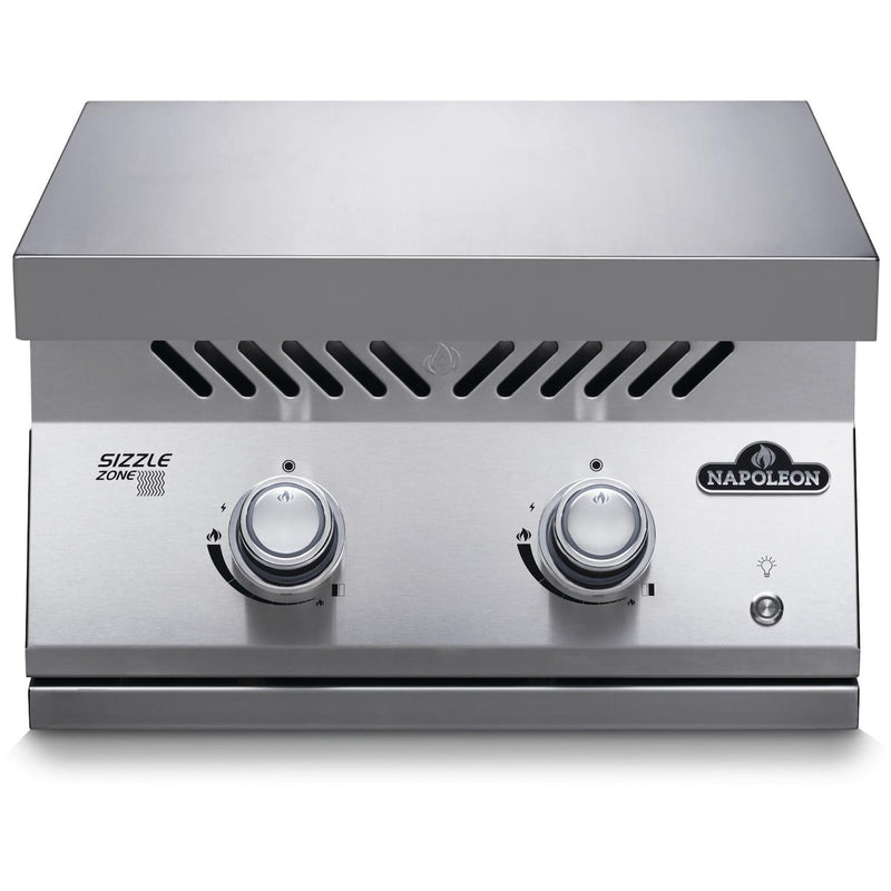 Napoleon-Built-In 700 Series Dual Infrared Burner with Stainless Steel Cover